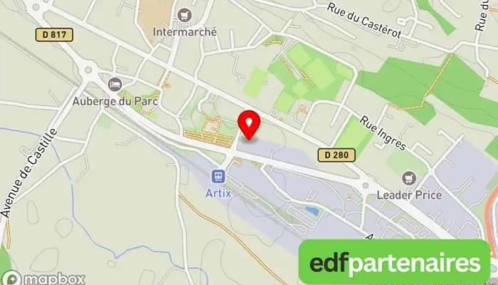 carte de AD Garage Expert FERREIRA ARTIX Atelier de réparation automobile à Artix