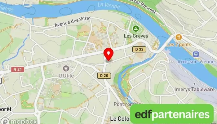 carte de AETSI Magasin d'informatique à Aixe-sur-Vienne
