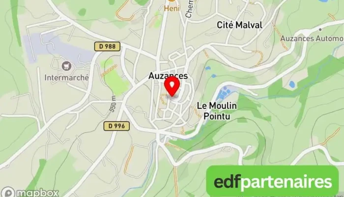 Agence Groupama Auzances -  Carte - Auzances