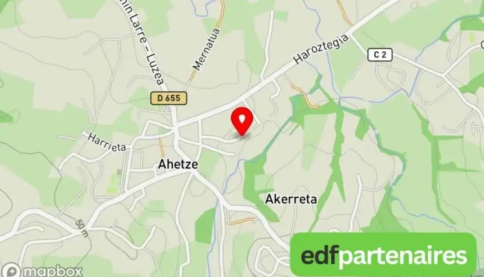 carte de Ahetze  à Ahetze