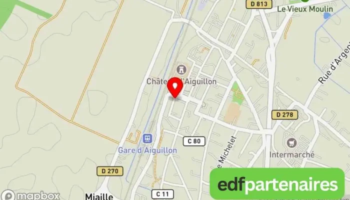 carte de Aiguillon Confort Électricien à Aiguillon