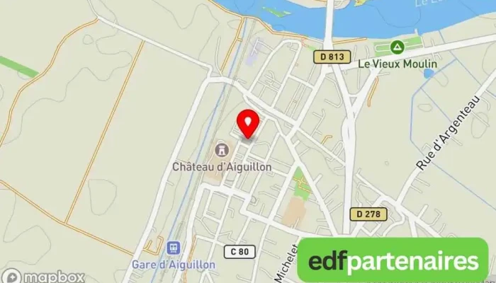 carte de Aiguillon Immobilier Agence immobilière, Agence de location immobilière à Aiguillon