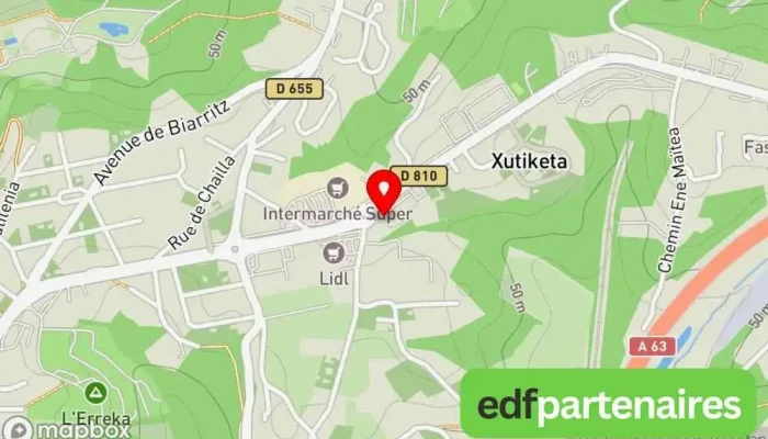 carte de AITAREN ETXEA Fruits et Primeurs Primeur à Bidart