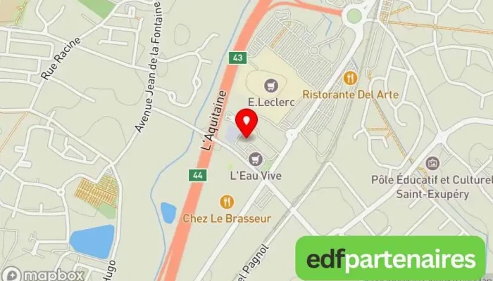 carte de ALDI Supermarché discount, Épicerie à Sainte-Eulalie