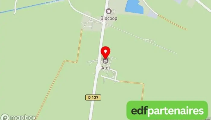 carte de Aldi Supermarché discount, Épicerie à Marans