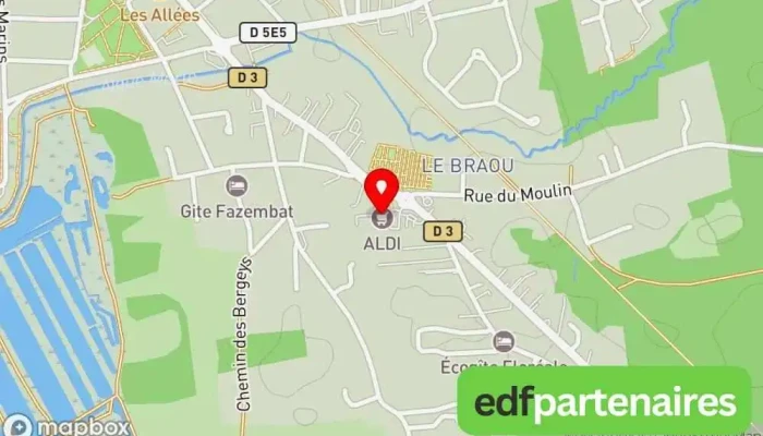 Aldi -  Carte - Audenge