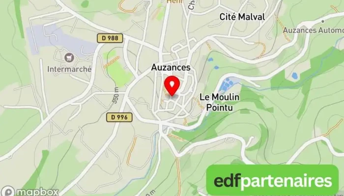 Allianz Assurance Auzances -    Bertrand Et Fanny Seguin Carte - Auzances