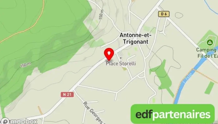 carte de AMM 24 Siège social à Antonne-et-Trigonant