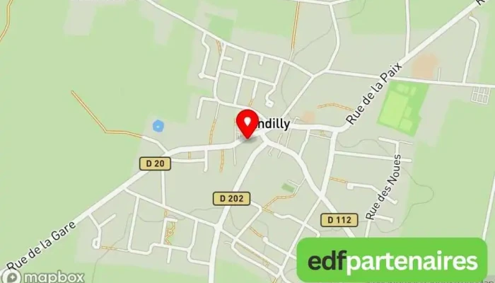 carte de Andilly  à Andilly