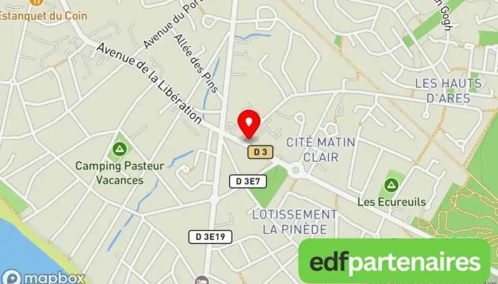 Ares Miroiterie -  Carte - Arès