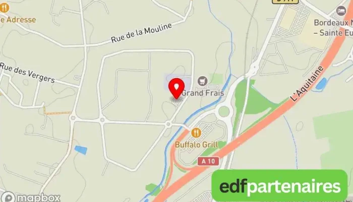 carte de AS 24 Station-service, Station essence de carburants alternatifs, Relais routier à Carbon-Blanc