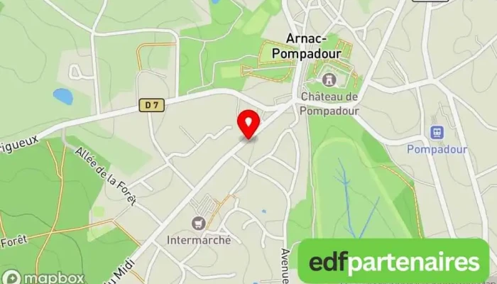 carte de Asar  à Saint-Sornin-Lavolps