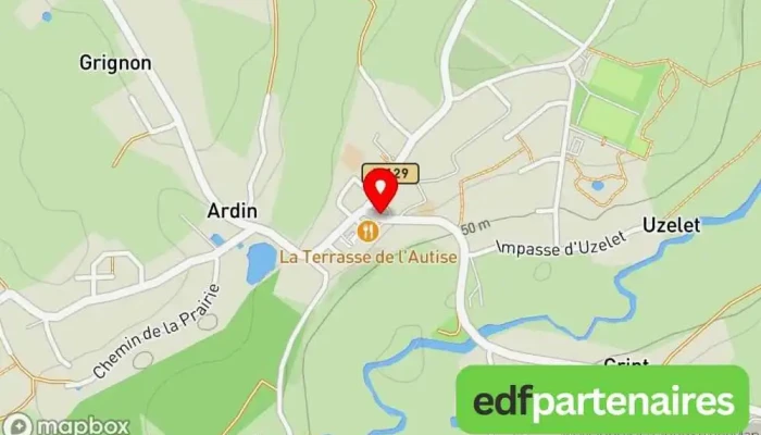 carte de Association Le Marché Ardinois Marché alimentaire à Ardin