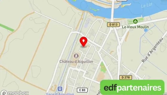 carte de Atelier Lunac Artisanat à Aiguillon