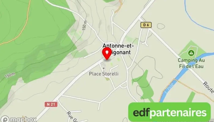 carte de Au Fournil d'Antonne et Trigonant Boulangerie à Antonne-et-Trigonant
