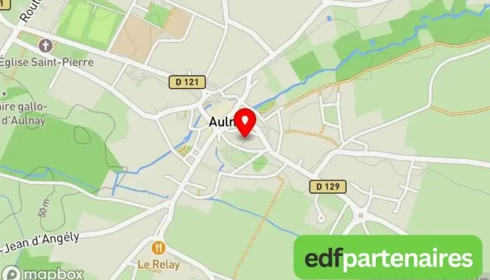 Aulnay -  Carte - Aulnay