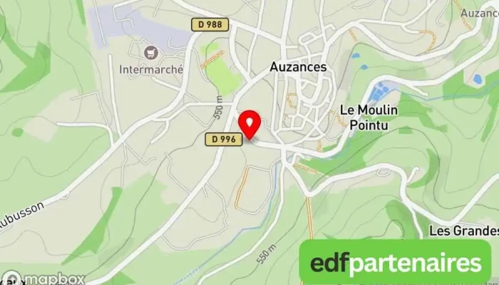 Auzances Tir Sportif -  Carte - Auzances