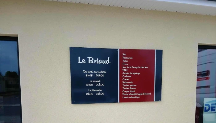 Bar Restaurant Le Briaud -    Tabac Presse Numero - Brie