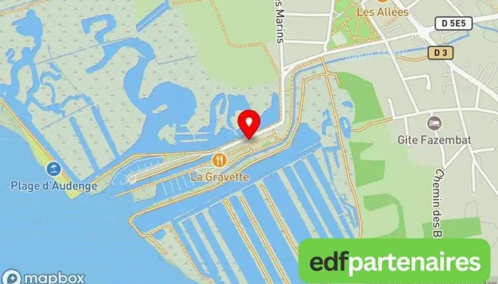 Bassin De Baignade Audenge -  Carte - Audenge