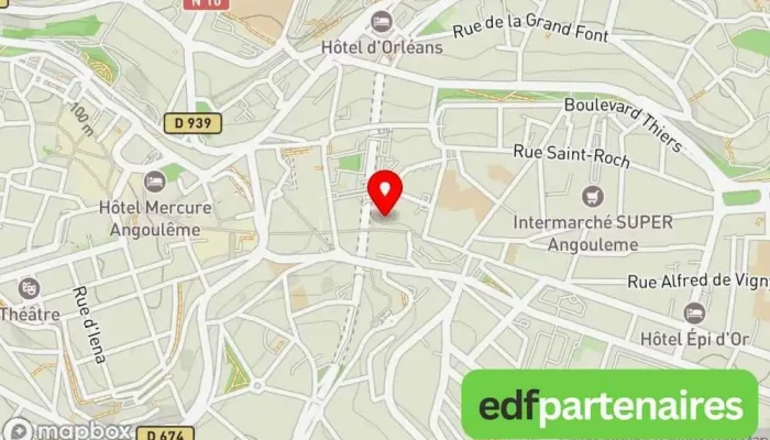 carte de BBR, fabriqué en France Magasin à Angoulême