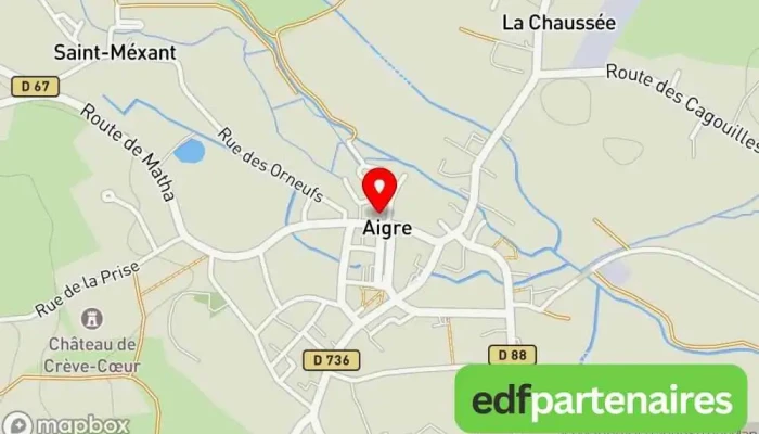 carte de Belles comme un coeur Magasin de vêtements pour femmes à Aigre