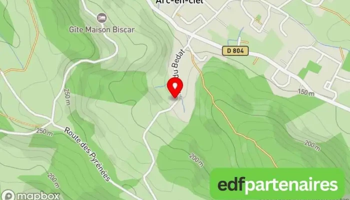 carte de Berducq Eurl Charpentier à Arbus
