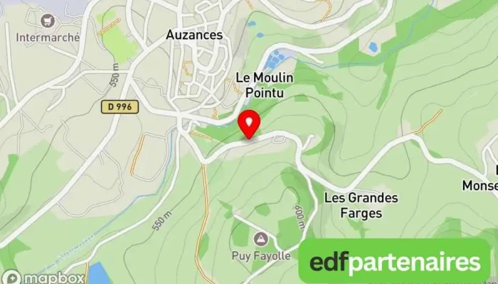 Berthon Eric -  Carte - Auzances