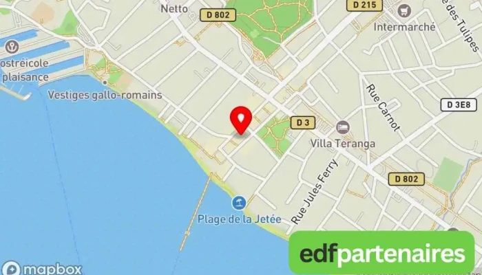 carte de Billybelt Magasin de vêtements à Andernos-les-Bains