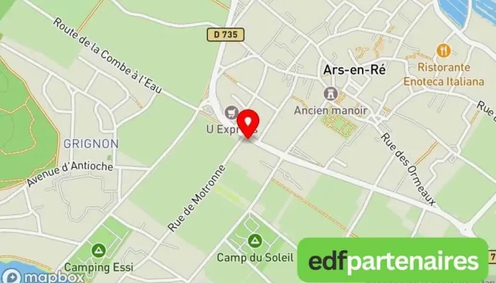 carte de Biocoop L'Île Au Bio - Ars en Ré Magasin bio à Ars-en-Ré