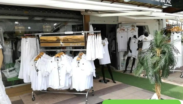 blanc du Nil, vêtements 100 % coton - Andernos-Les-Bains