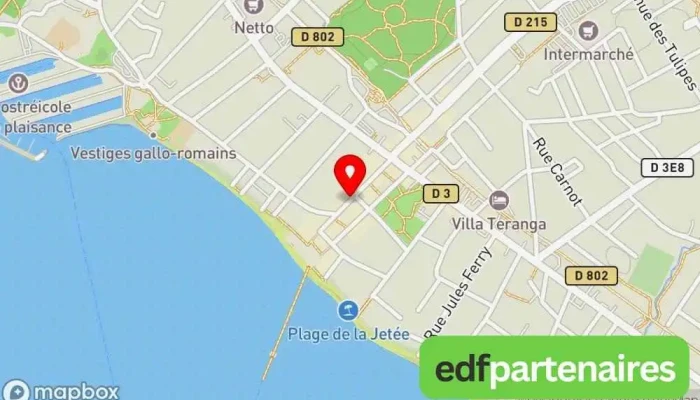 carte de Bonne Esperance Andernos Les bains Boutique d'articles de mode à Andernos-les-Bains