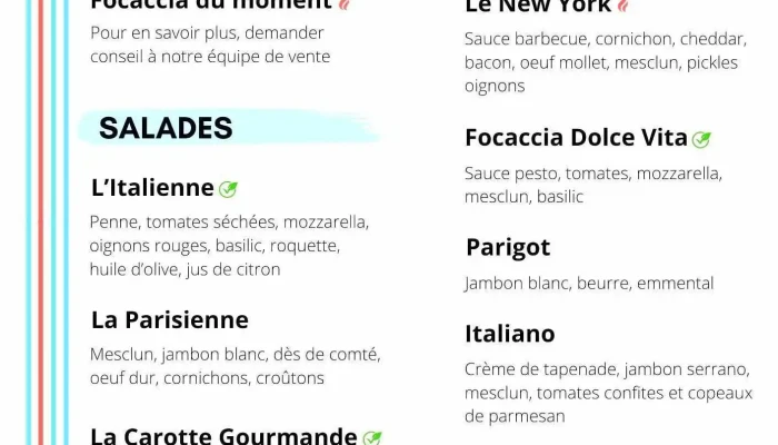 Boulanger Patissier Qu4tre Qu4rts   Ambares Menu - Ambarès-et-lagrave