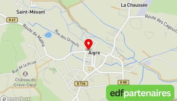 carte de Boulangerie Pâtisserie 