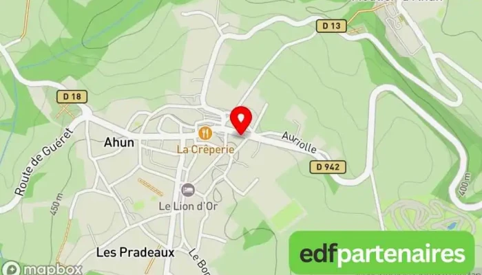 carte de Boutique Poteries famille Dequeker Magasin de poteries à Ahun