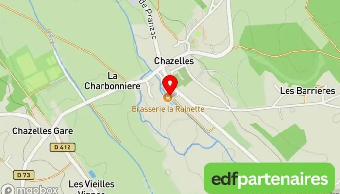 Brasserie La Rainette -  Carte - Chazelles
