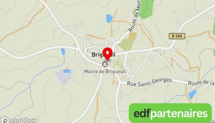 Brigueuil -  Carte - Brigueuil