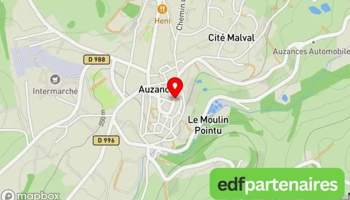 Cabinet Veterinaire De La Haute Marche Carte - Auzances