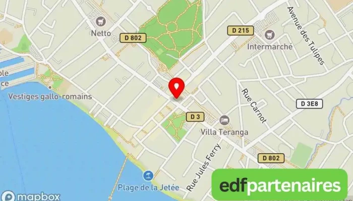 carte de Cap Ferret® Magasin à Andernos-les-Bains