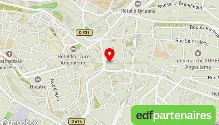 carte de Carrefour City Supermarché, Boulangerie, Distributeur de boissons, Magasin de cosmétiques, Produits laitiers, Restauration rapide, Marché de produits frais, Épicerie, Fournisseur d'équipements de nettoyage et d'entretien, Magasin d'alimentation bio à Angoulême
