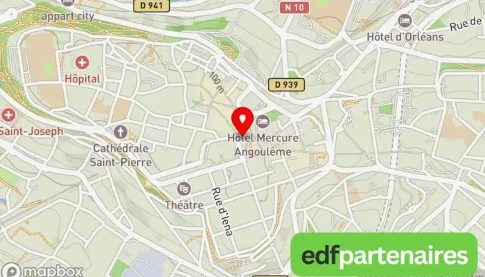 carte de Carrefour City Supermarché, Boulangerie, Distributeur de boissons, Magasin de cosmétiques, Produits laitiers, Restauration rapide, Marché de produits frais, Épicerie, Fournisseur d'équipements de nettoyage et d'entretien, Magasin d'alimentation bio à Angoulême