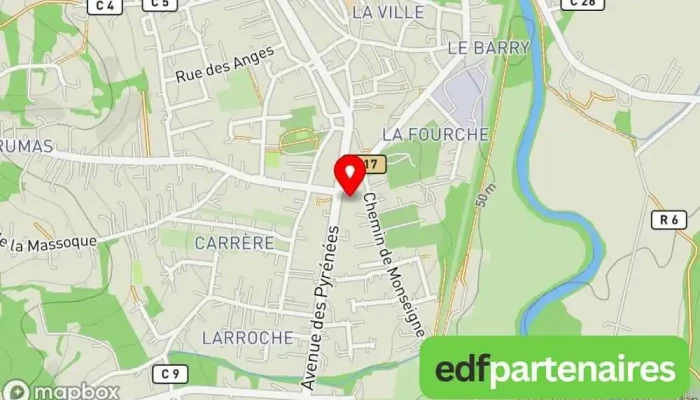 Carrefour Contact -  Carte - Layrac
