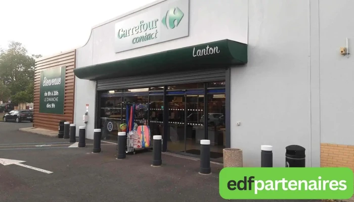 Carrefour Contact -  Stationnement - Lanton