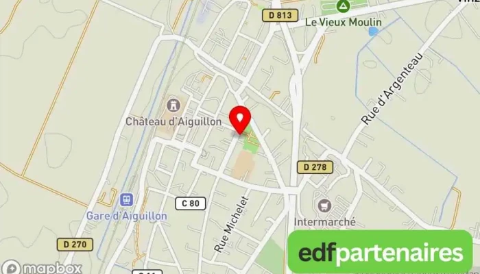 carte de Centre d'Animation Municipal Centre culturel à Aiguillon