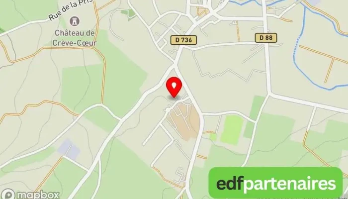 carte de Centre de Loisirs Cœur de Charente Magasin à Aigre
