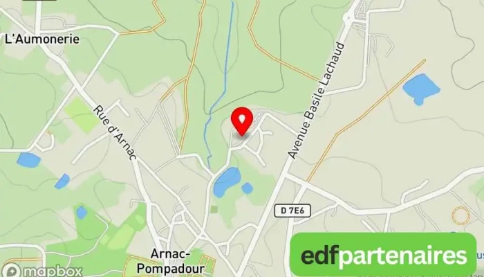 carte de Centre Médical de Pompadour Médecin, Magasin de reprographie à Arnac-Pompadour