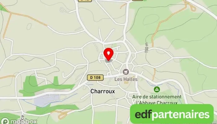 Charroux -  Carte - Charroux