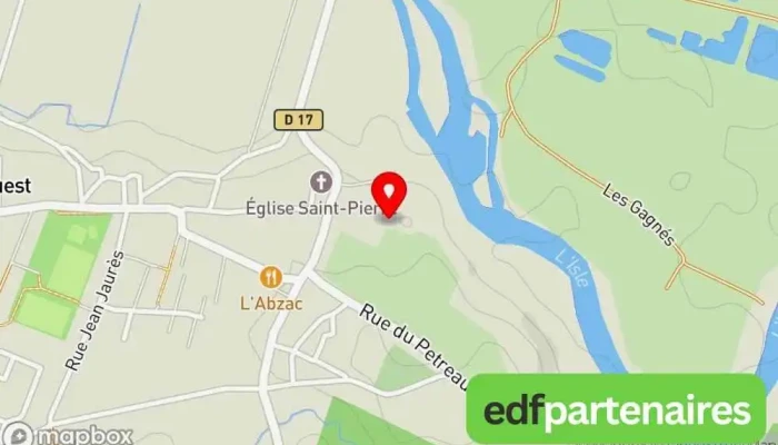 carte de Château d'Abzac Établissement vinicole à Abzac