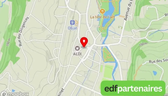 carte de Chevrefeuille Magasin d'alimentation bio à Objat