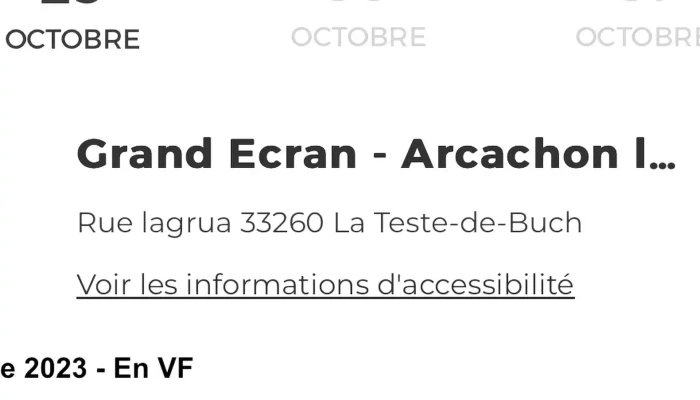 Cinéma Grand Ecran Arcachon - Arcachon