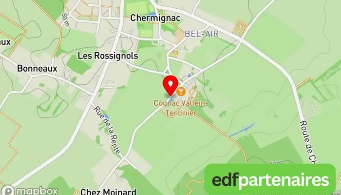 Cognac Vallein Tercinier -  Carte - Chermignac